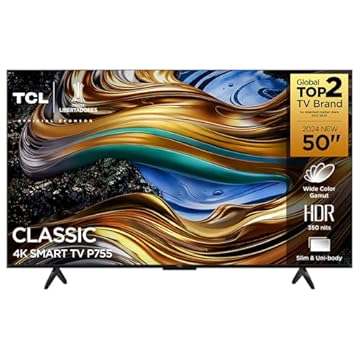 TCL LED SMART TV 50” P755 4K UHD GOOGLE TV