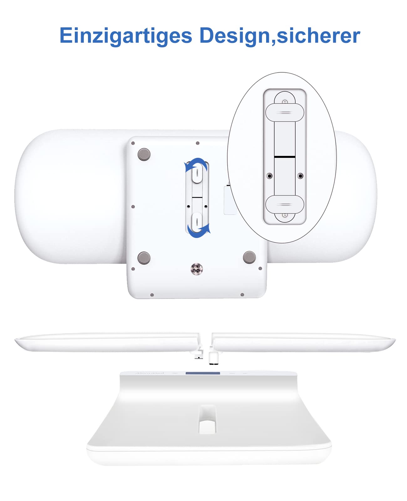 Bilancia digitale per bambini Bluetooth, bilancia multifunzione per animali domestici e bambini piccoli in libbre e once, con app Baby Fit