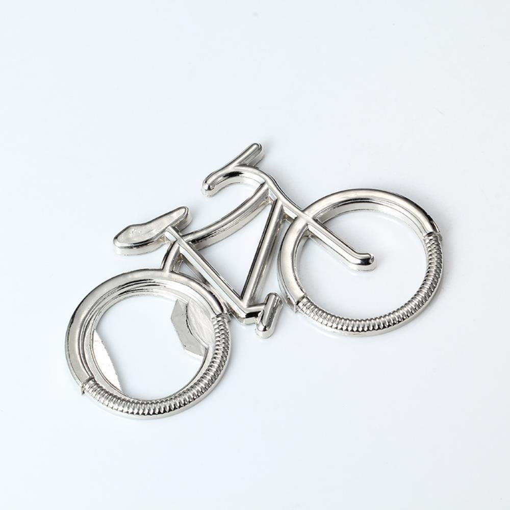 HEHELEBANG Metal Beer Bottle Opener Cute Bike Bicycle Keychain Key Rings For Lover Biker Bottle Openers