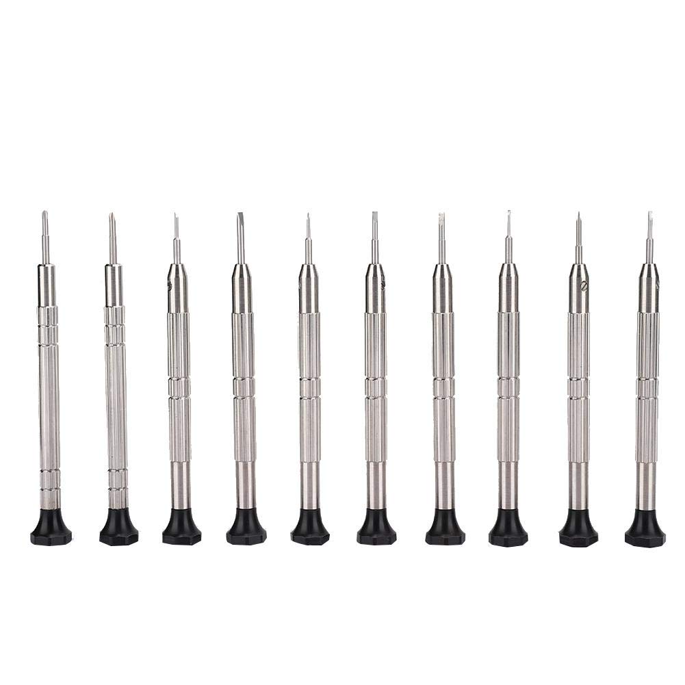 Set di cacciaviti Portatili per Orologi, cacciaviti per Orologi, cacciaviti di precisione in Acciaio Inossidabile per progetti Fai da Te di Occhiali da Sole, Riparazione