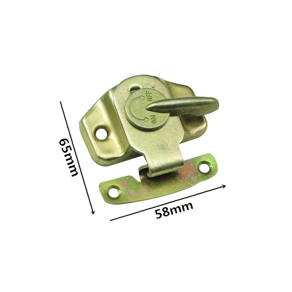 5er-Set Metall-Tischschlösser – Robuste Schnallen Zum Verbinden Von Tischplatten (65x58x22 Mm) In Gold