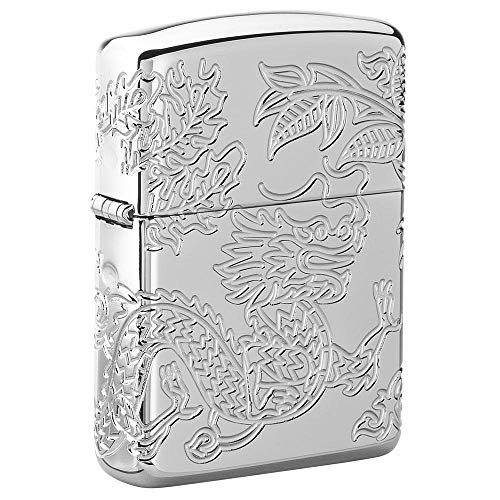 Encendedor Zippo Armor Dragon Phoenix bolsillo miniatura 1