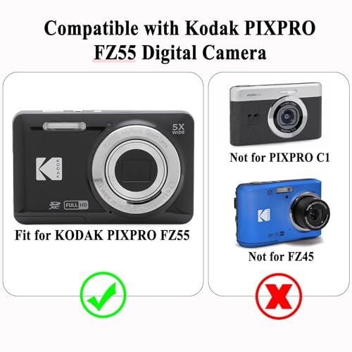 Funda de silicona para cámara Kodak PIXPRO FZ55 blanca miniatura 5