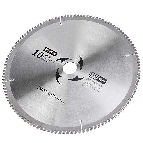 Saw Cutting Blades Circular Saw Cutting Blade Hard Alloy Cutting Discs Universal 100T 120T Optional Teeth with Gasket for Wood Processing(120T)