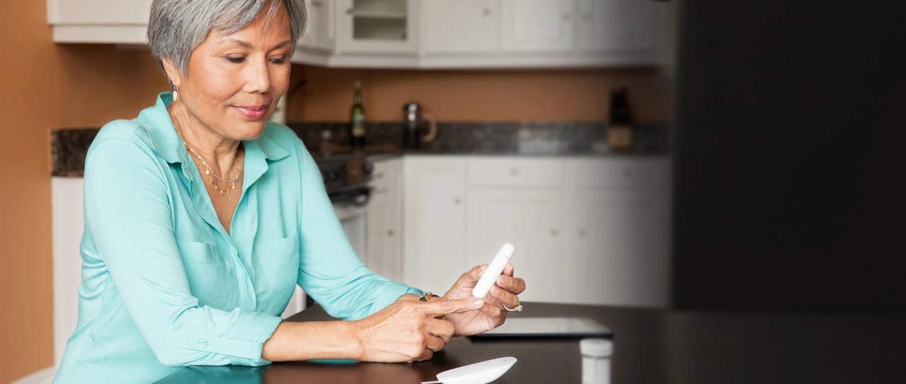 iHealth BG5-GLUCO Glucometro tascabile, Ergonomico e Wireless