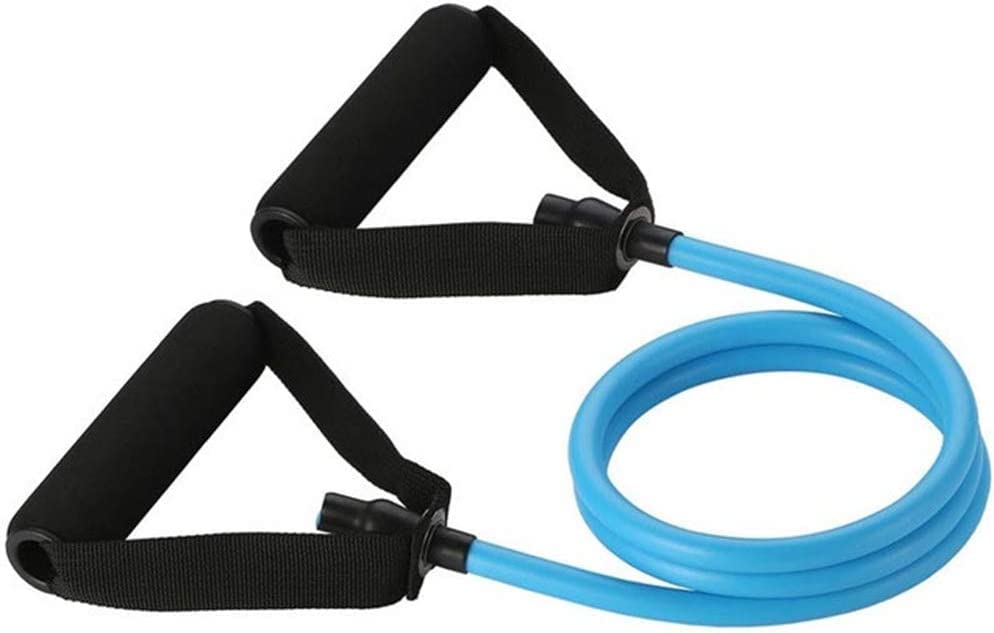 ECVVFitness Pull Rope Elastic Rope Resistance Bands Resistance Tubes with Foam Handles, Exercise Tubes For Resistance Training, Fitness Pilates Strength Training, Home Workouts