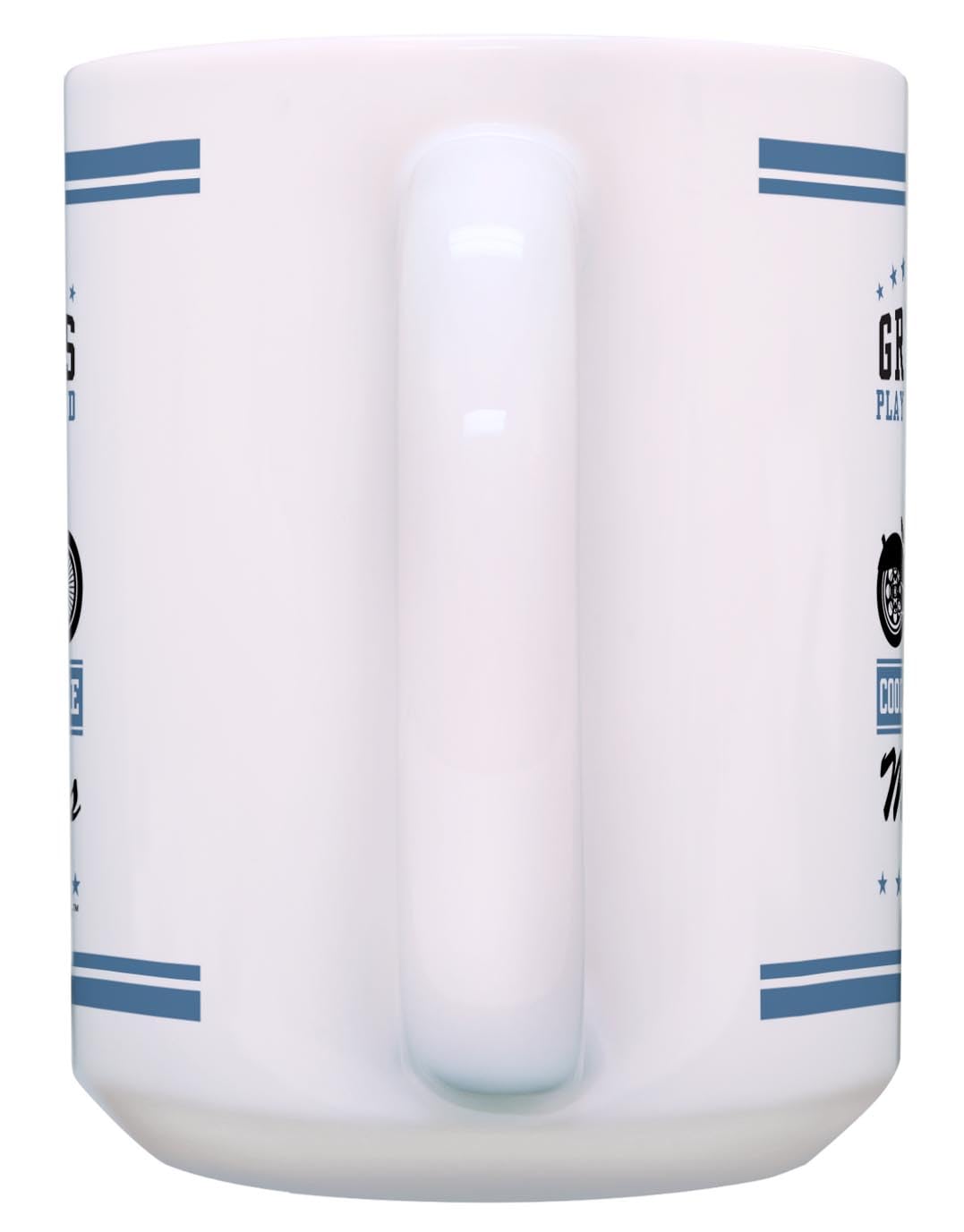 ThisWear Biker Gift For Grandpa Cool Grandpas Ride Motorcycles 2 Pack 15oz Ceramic Coffee Mug Set