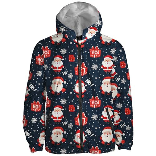 Rain Jacket Men Women, Hawaiian Pattern Printed, Water Resistant Running Hiking Jacket Hooded Windbreaker2