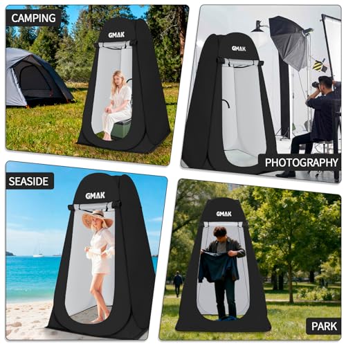 GMAK Pop Up Privacy Shower Tent, Pop Up Changing Tent, 3.3 x 3.3 x 6.2ft miniatura 7