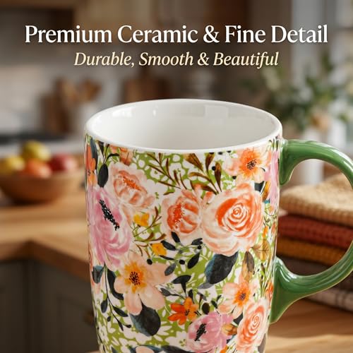 Taza de viaje de cerámica 17oz con tapa y caja de regalo miniatura 4