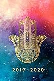 2019 - 2020: Weekly Planner Starting July 2019 - Dec 2020 | 6 x 9 Dated Agenda | Appointment Calendar | 18 Month Organizer Book | Soft-Cover Hamsa Hand