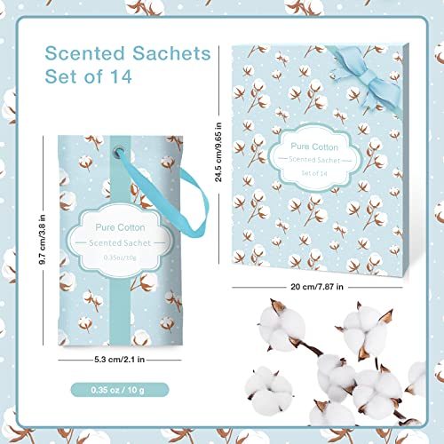 Scented Sachet, Cotton Fragrance Sachets for Drawers, Closets, Wardrobe, 14 Pack - Image 3