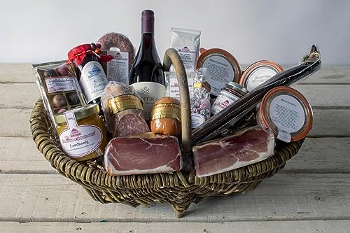 Präsentkorb Feinkost Bauern-Kiepe Nr. 17 | Exquisites Geschenkset mit regionalen Delikatessen |...