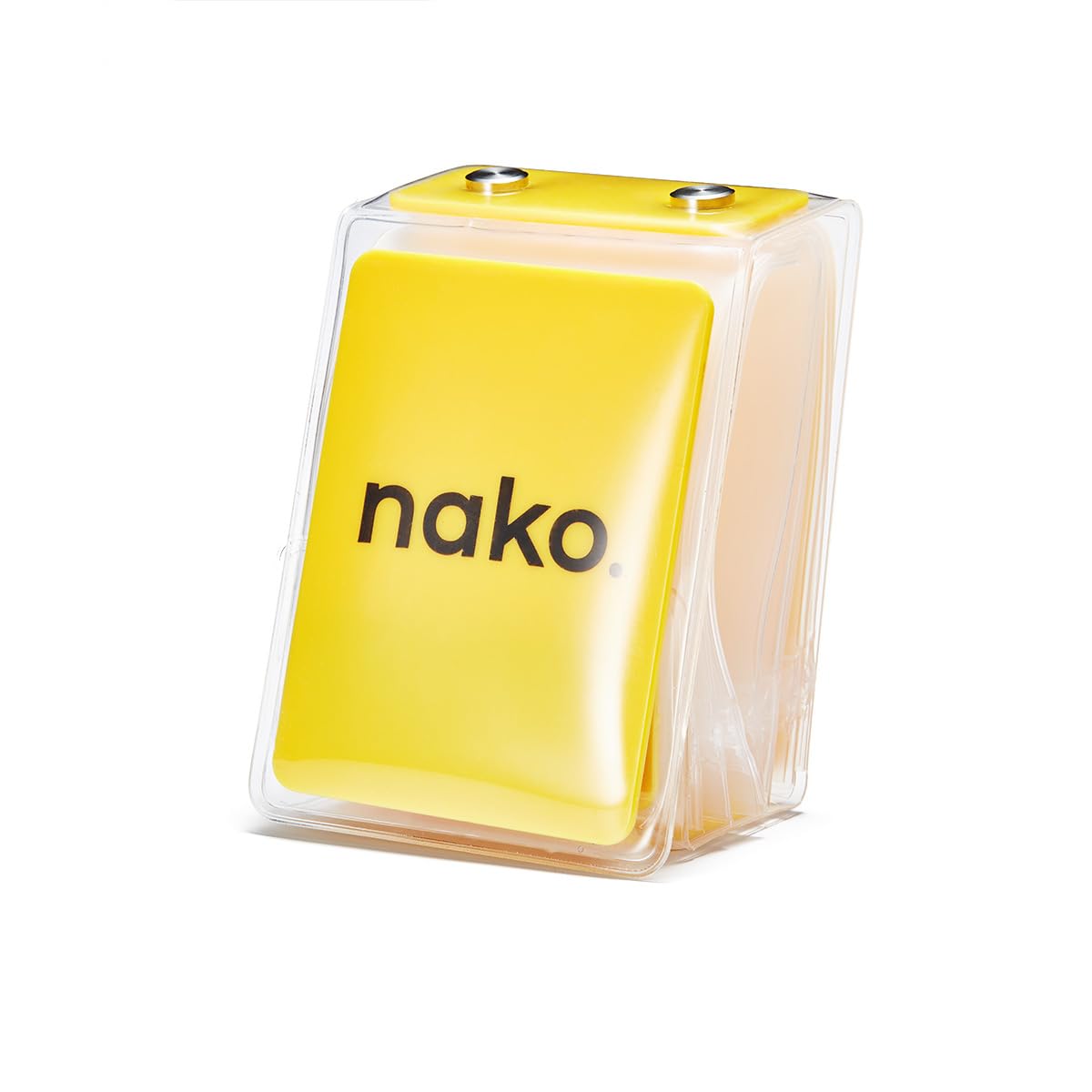 nako. Fishing Hook Organizer 4.33" x 3.14" Yellow (no hooks included)