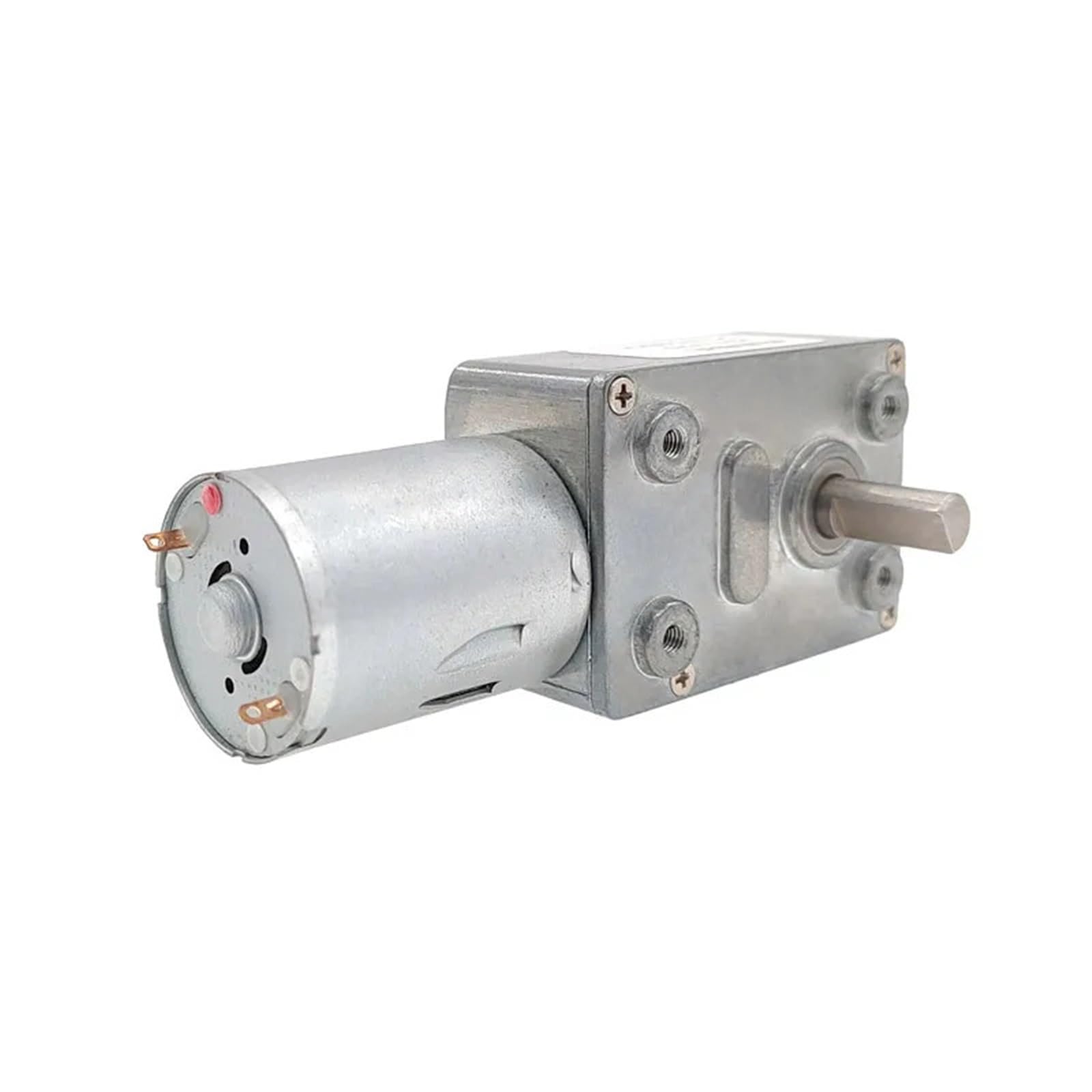 Motor de engranaje de gusano ZGY370 JGY370 4632 DC 6V 12V 24V, reductor de caja de engranajes de Metal Turbo Reversible de alto Torque