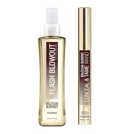BRAZILIAN BLOWOUT Flash Blowout & Conceal & Tame Wand, Fast Dry, De-Frizz