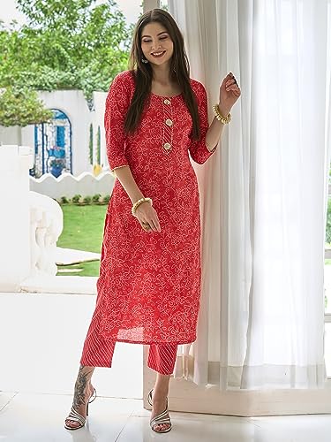 Kurta imprimé GoSriKi en coton fluide pour vos sorties d'été - 4