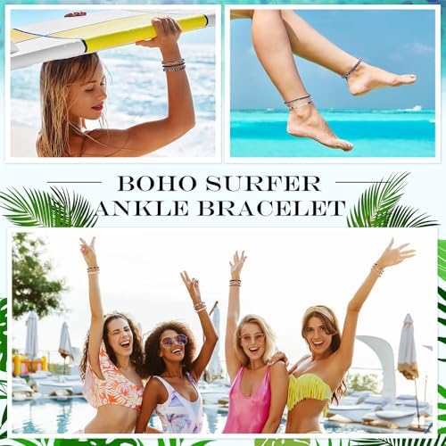 12 PCS Pulseras Surfistas Ajustables Coloridas 51r +M6J oL. AC SR38. SL1000