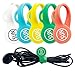 SUNFICON Cable Organizers Clips Magnetic Earbuds Cords Winder Bookmark Clips Whiteboard Noticeboard Fridge Magnets USB Cable Manager Ties Straps for Home,Office,School 5 Pack Assorted Light Colors