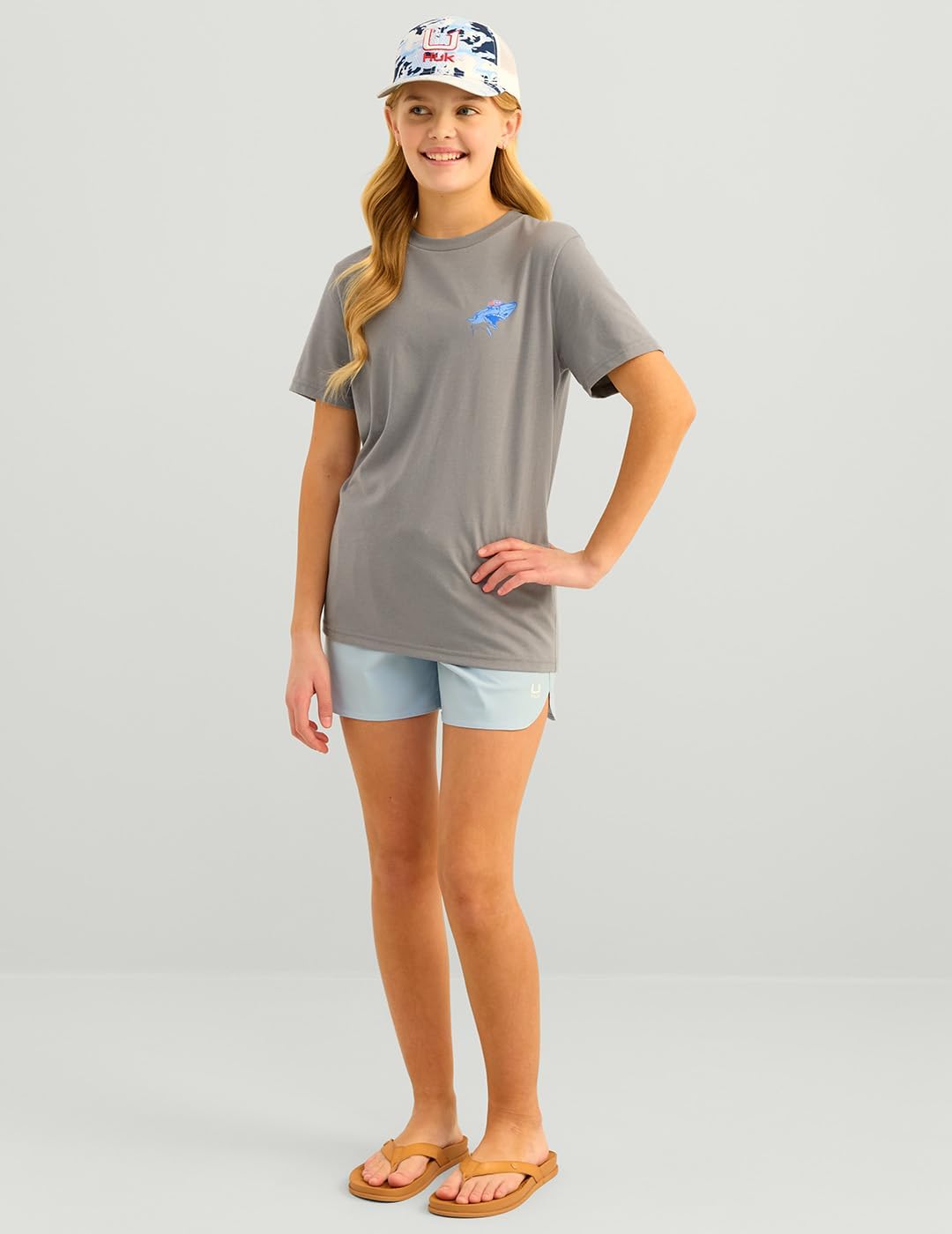 HUK boys Unisex Kids Short Sleeve Performance Tee, Kids Fishing T-shirt - Image 3