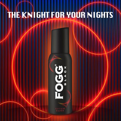 Image of Fogg Black After Dark |No Gas| Long Lasting Perfume Deodorant Spray for Men & Women-120 ML