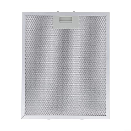 Filtro de malla de metal de repuesto para campana extractora de aluminio 340 x 280 mm, compatible con FHEE229SC9S FHEE26A9S OR908CXA con filtro de grasa de 5 capas