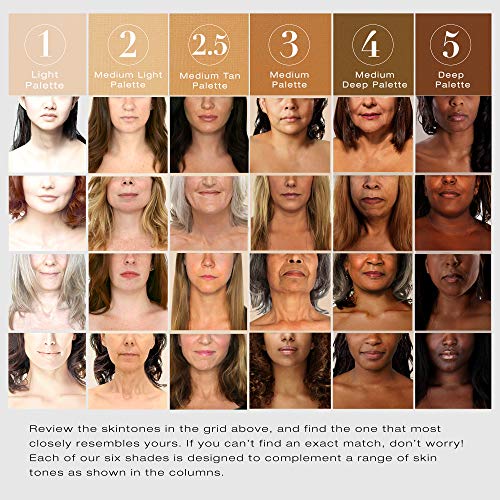 Woosh Beauty The Fold Out Face With Secret Brush #2.5 Med Tan #TOP5