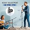 CAHAYA Tripod Boom Sheet Microphone Stand Metal Portable with Carrying Bag, for Performance Singing Speech Wedding Stage and Outdoor CY0329 #2