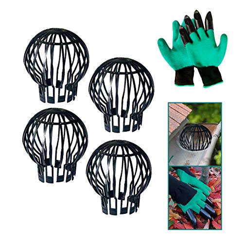 Daisypower Gutter Guard Down Pipe Balloon Filter, Avoid Clogging, Stop Downspout Blockage