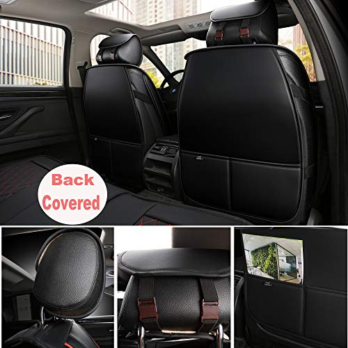 INCH EMPIRE Car Seat Cover Easy to Clean Synthetic LeatherAdjustable