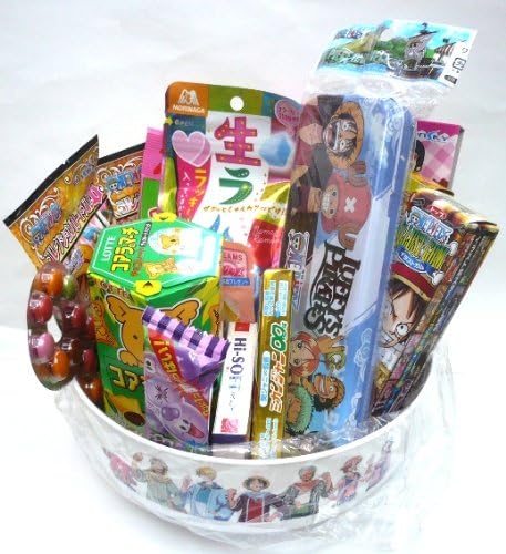 Amazon ワンピース Onepiece ボウル 調理用等 のおまけ付 ワンピースお菓子他 いろいろ詰め合わせセット 数量限定 詰合せセット 食品 飲料 お酒 通販