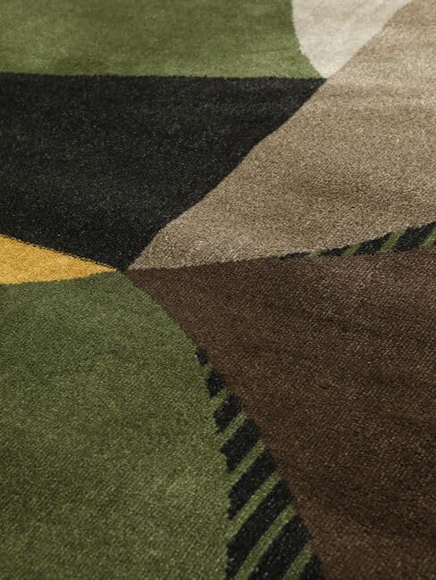 Modern vloerkleed - Bush Blauw/Multicolor