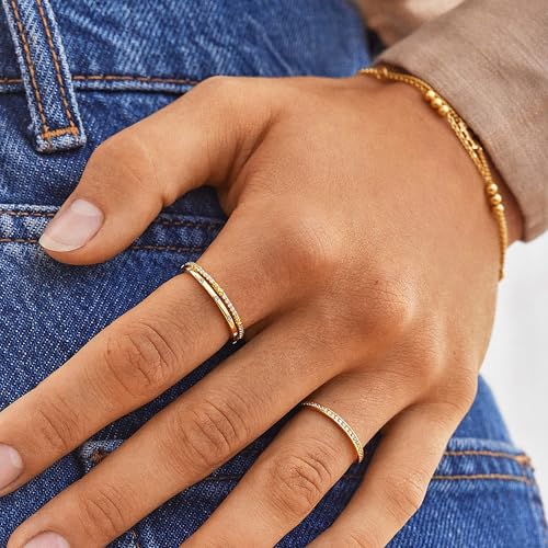 Maddie 18K Gold Ring Set4