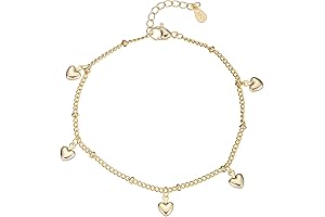 14K Women Gold Charm Bracelets