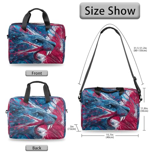 Maletín para Laptop 15.6-16 pulg Rojo y Azul resistente al agua miniatura 6