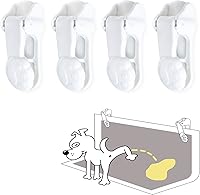 Vista 7 de Soporte de almohadilla para orina de perro con paredes (paquete de 6) para almohadilla de Wee Wee Wee de tamaño pequeño y grande, soporte