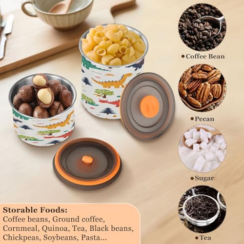 Contenedor de Café Hermético de Acero Inoxidable 900ml miniatura 5