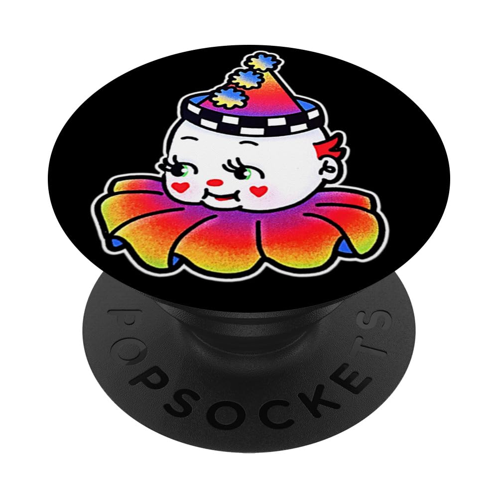 Kewpie Baby Clown PopSockets Adhesive PopGrip