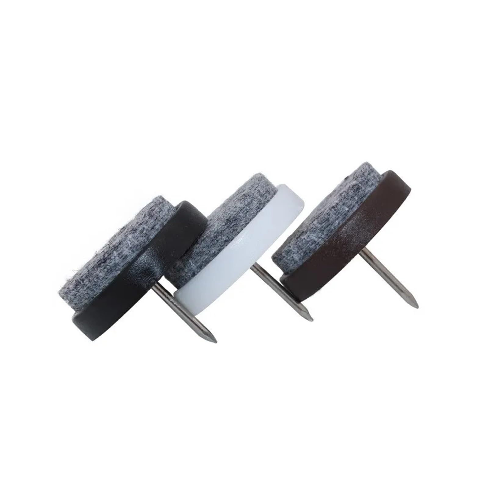 Protectores de suelo para patas de silla, paquete de 30 unidades, almohadillas de fieltro, antideslizantes, protectores de uñas para muebles, mesa de muebles de 14 mm/17 mm/20 mm/22 mm/24 mm/28 mm