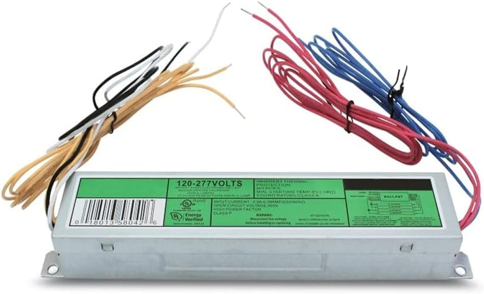 Replacement For Osram Sylvania Qt4x32/120is-sc Ballast By Technical Precision - 120V-277V Ballast - Electrical Ballast Replacement for T8 Bulbs - Operates 3 to 4 Lamps - 1 Pack