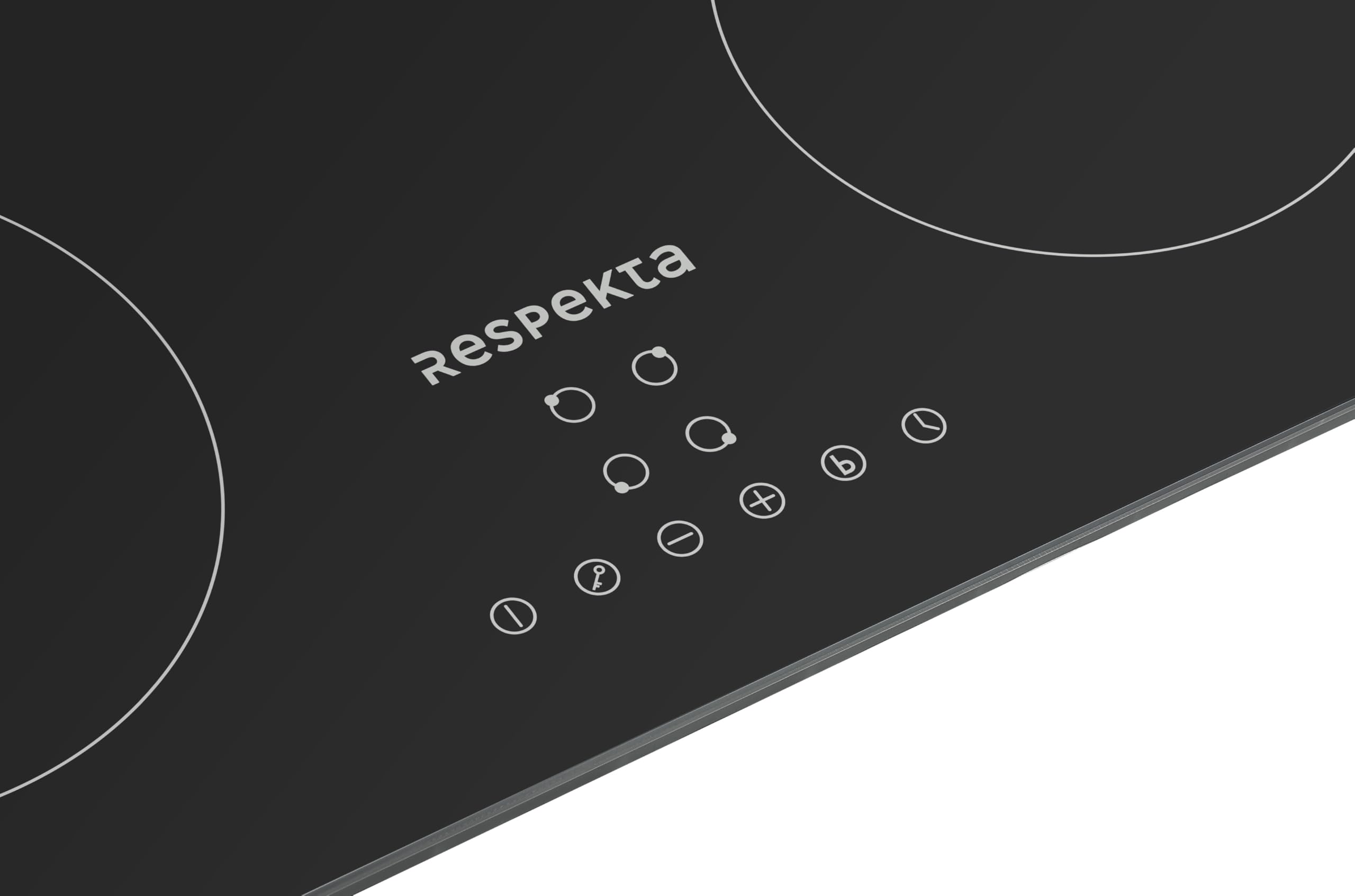 Respekta Allexus Placa de inducción de 60 cm / 4 zonas de cocción/inducción / 9 niveles de potencia/Touch Control/Booster & ECO function/bloqueo para niños/temporizador/negro / KM4295I-19