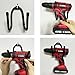 Pmsanzay Power Tool Organizer, 2 Pack Heavy Duty Drill Holder Wall Mount Hangers, Storage Rack Utility Storage Shelves for Power Tools Garage Organization for Men Dad Gift