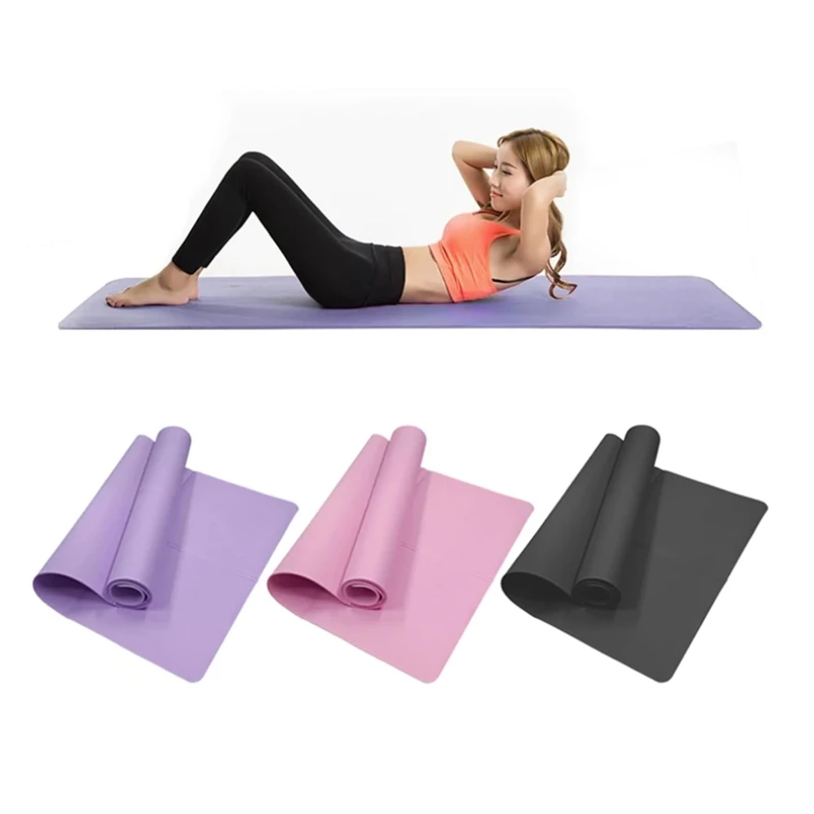 Esterillas De Yoga Antideslizantes For Deporte, Fitness, Manta For Ejercicios Y Pilates, Esterilla Gimnasia, Equipo