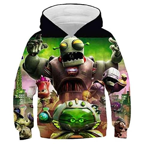 Boys Girls Hoodies 3D Plants Vs Zombies Wars Clothes Winter Kids Hoodies Girls Family Shirts Boys Hoodies Sweatshirt Children S Tops-6_9_Years Cover