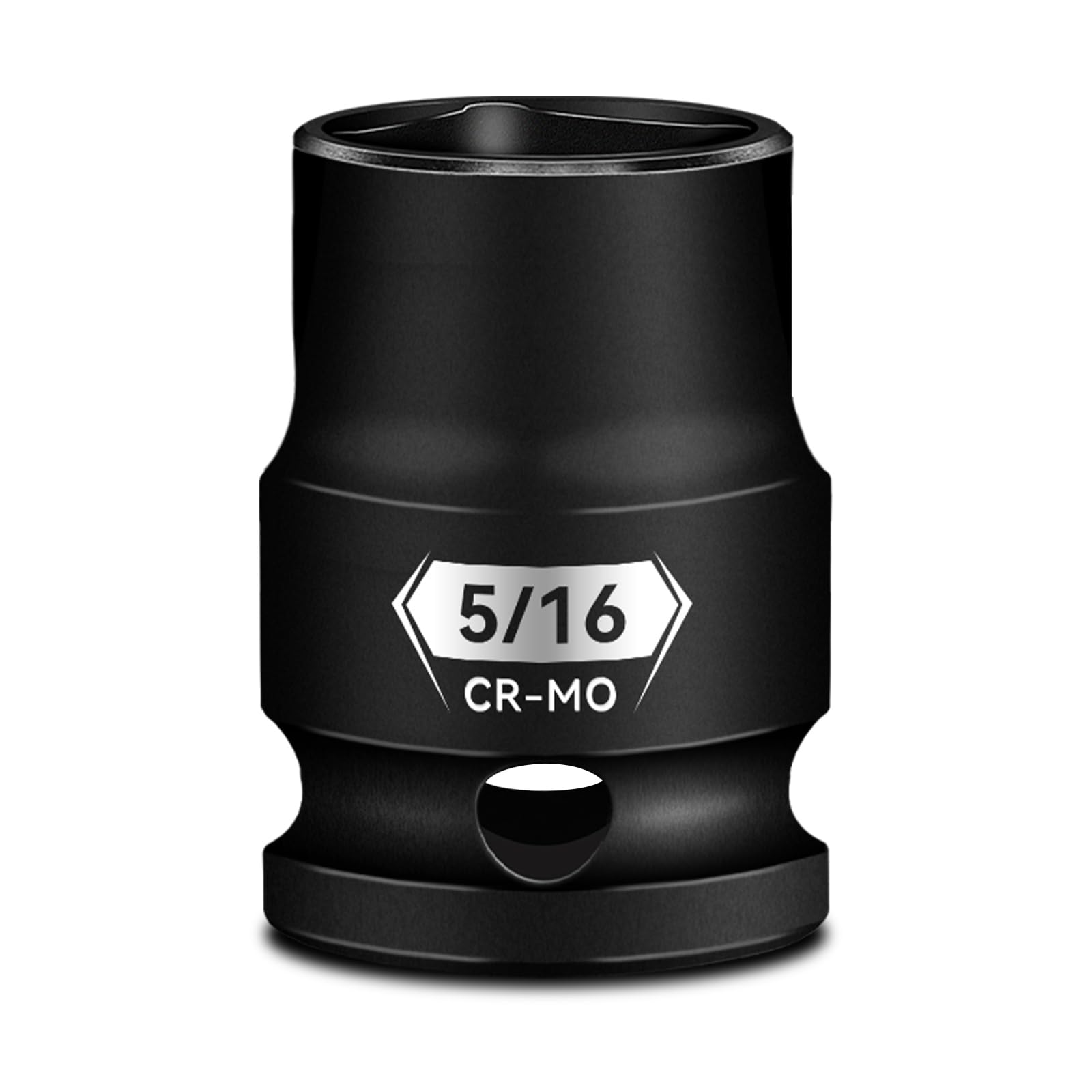 pgroup 3/8-Inch Drive Female Pipe Plug Socket, Impact SAE (5/16 inch), Chamfered 4 Point Square Socket, Cr-Mo Steel