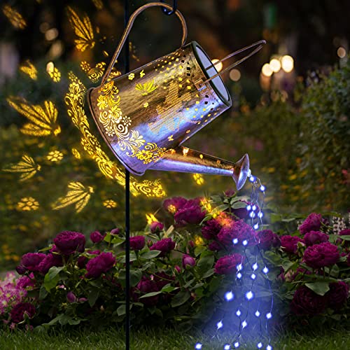 YJFWAL Solar Watering can with Lights, Unique Gifts for Mom