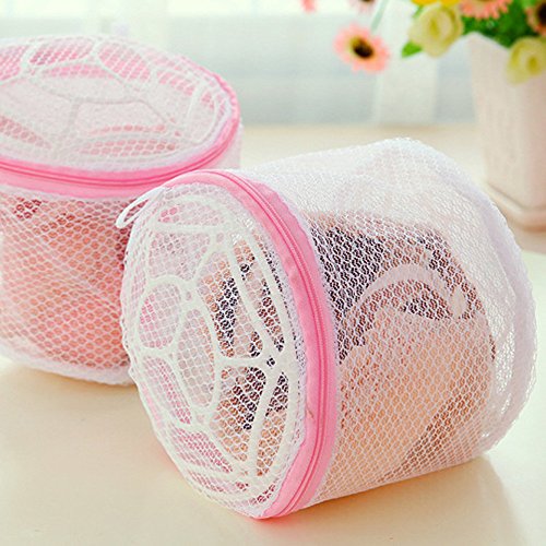 WEUIE Pack of 2 Delicate Bra Washing Bag - Mesh Lingerie Laundry Bag- Underwear Bag for Bras, Socks, Panty, Undershirt