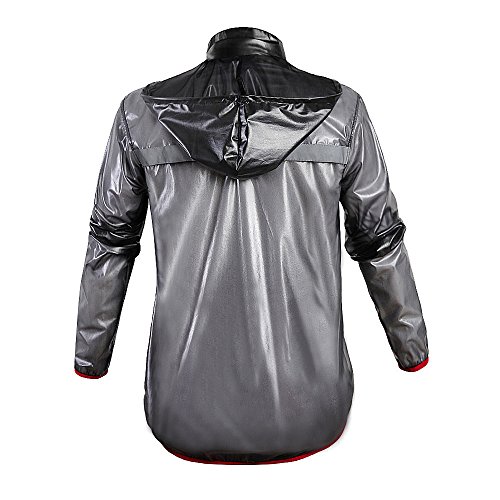 Wolfbike New Raincoat Rain Jacket Windproof Waterproof Cycling Raincoat, Gray, Size Xl #TOP1
