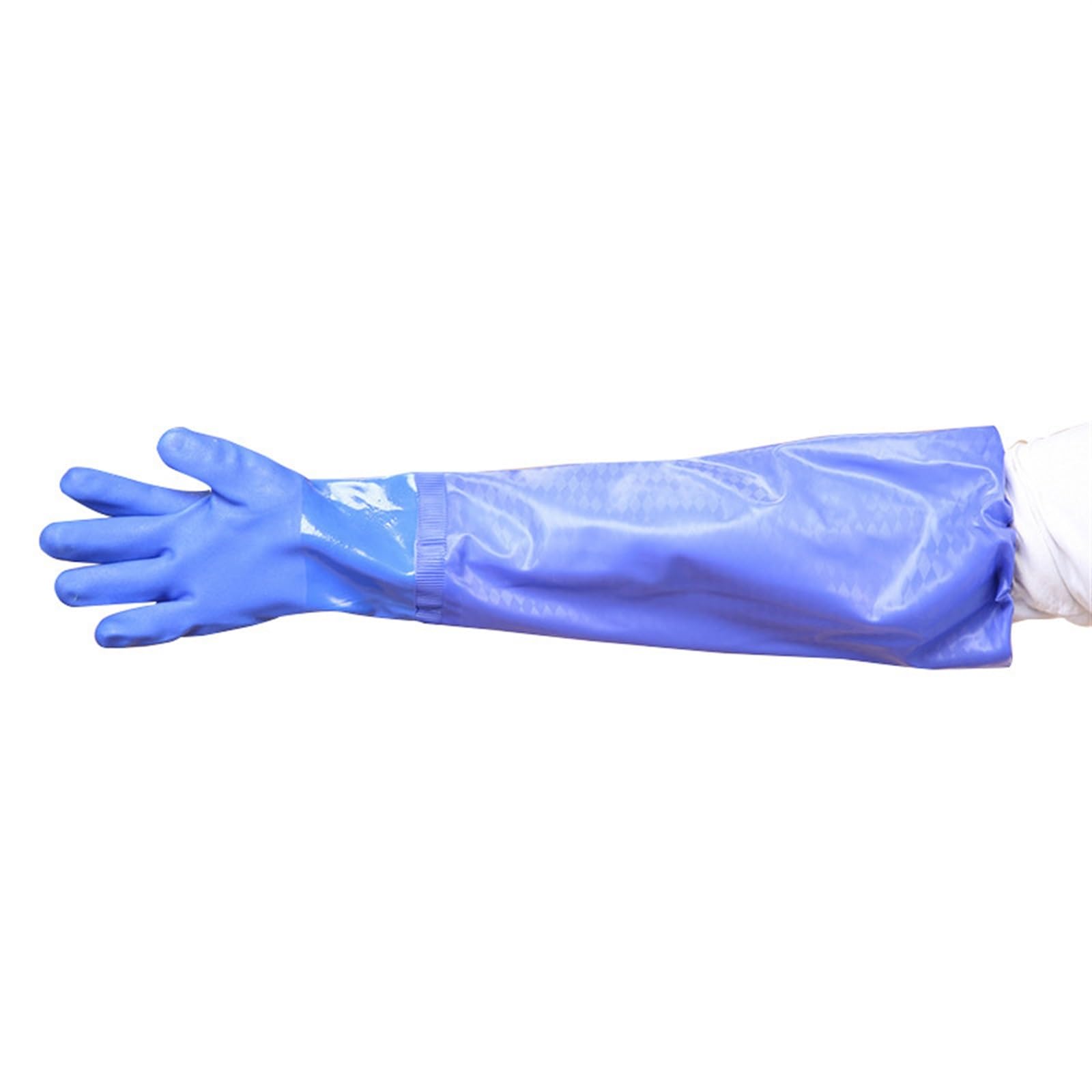 Guantes domésticos de lavado de caucho impermeable Waterproof Dishwashing Gloves, Anti Slip And Wear-resistant, Kitchen Household Cleaning Rubber Gloves