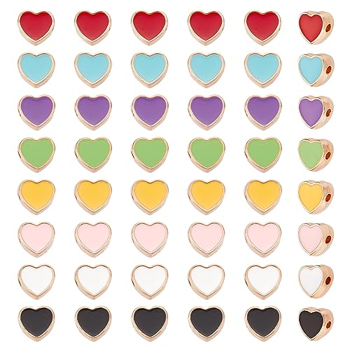arricraft 80 Pcs Heart Beads